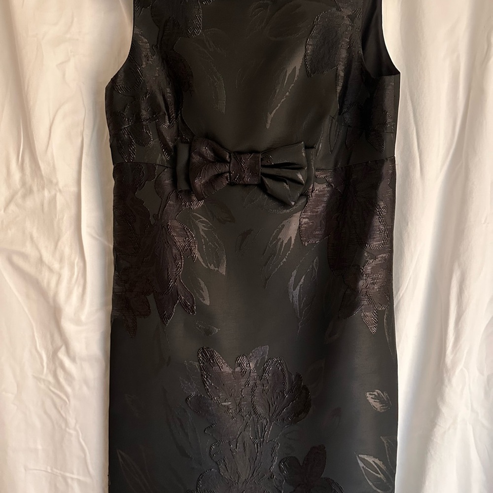 Sara Campbell Black Floral Midi Dress